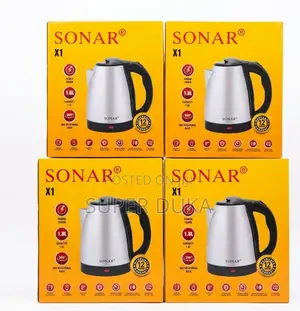Sonar X1 Electric Kettle 1.8l 1500w Stainless Steel - Fast Auto-Off