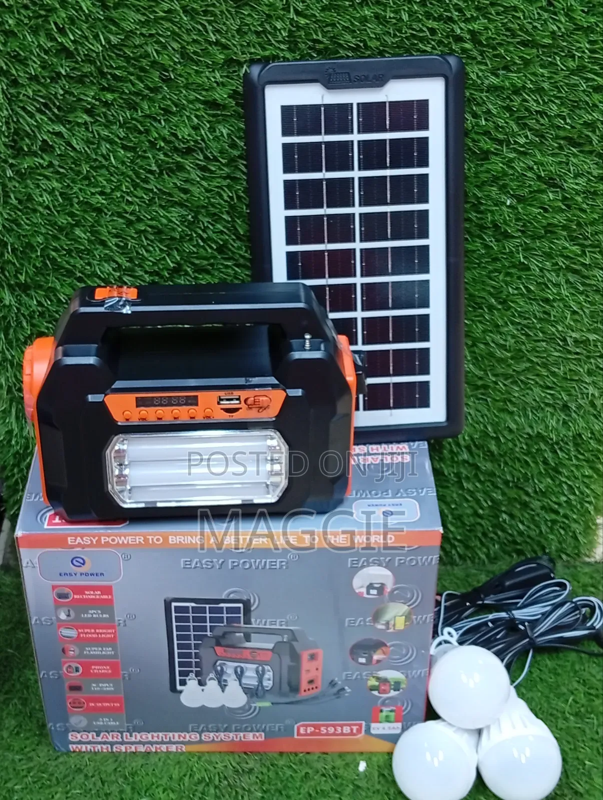 Solar Lighting System With Speaker