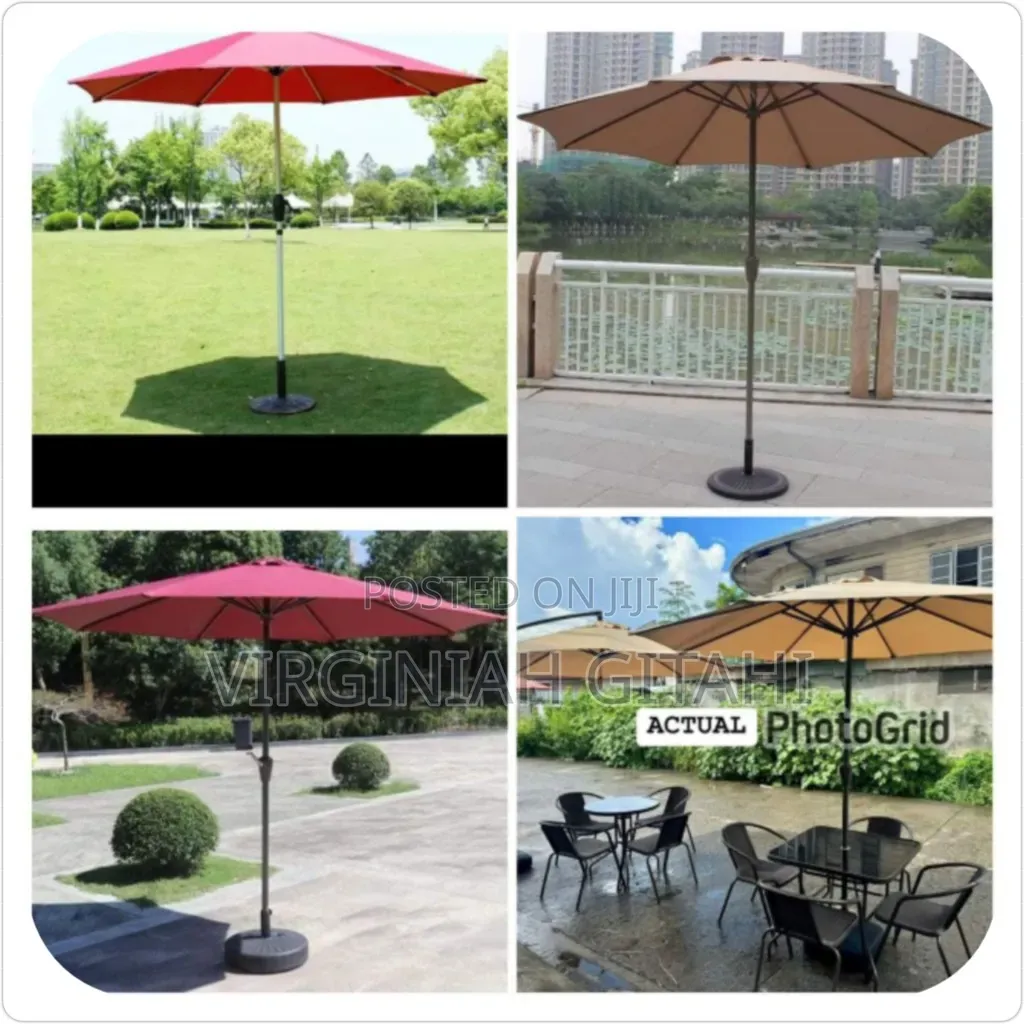 2.7m Parasol Replaceable Cloth Garden Umbrella
