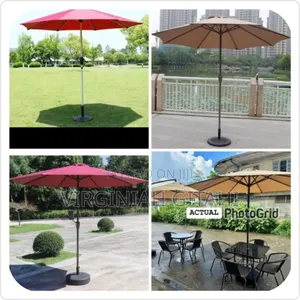 2.7m Parasol Replaceable Cloth Garden Umbrella