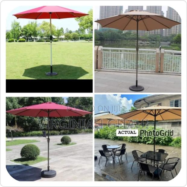 2.7m Parasol Replaceable Cloth Garden Umbrella