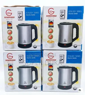 Eurochef 2.0l Electric Kettle - 1500w Stainless Steel Fast Boil Water