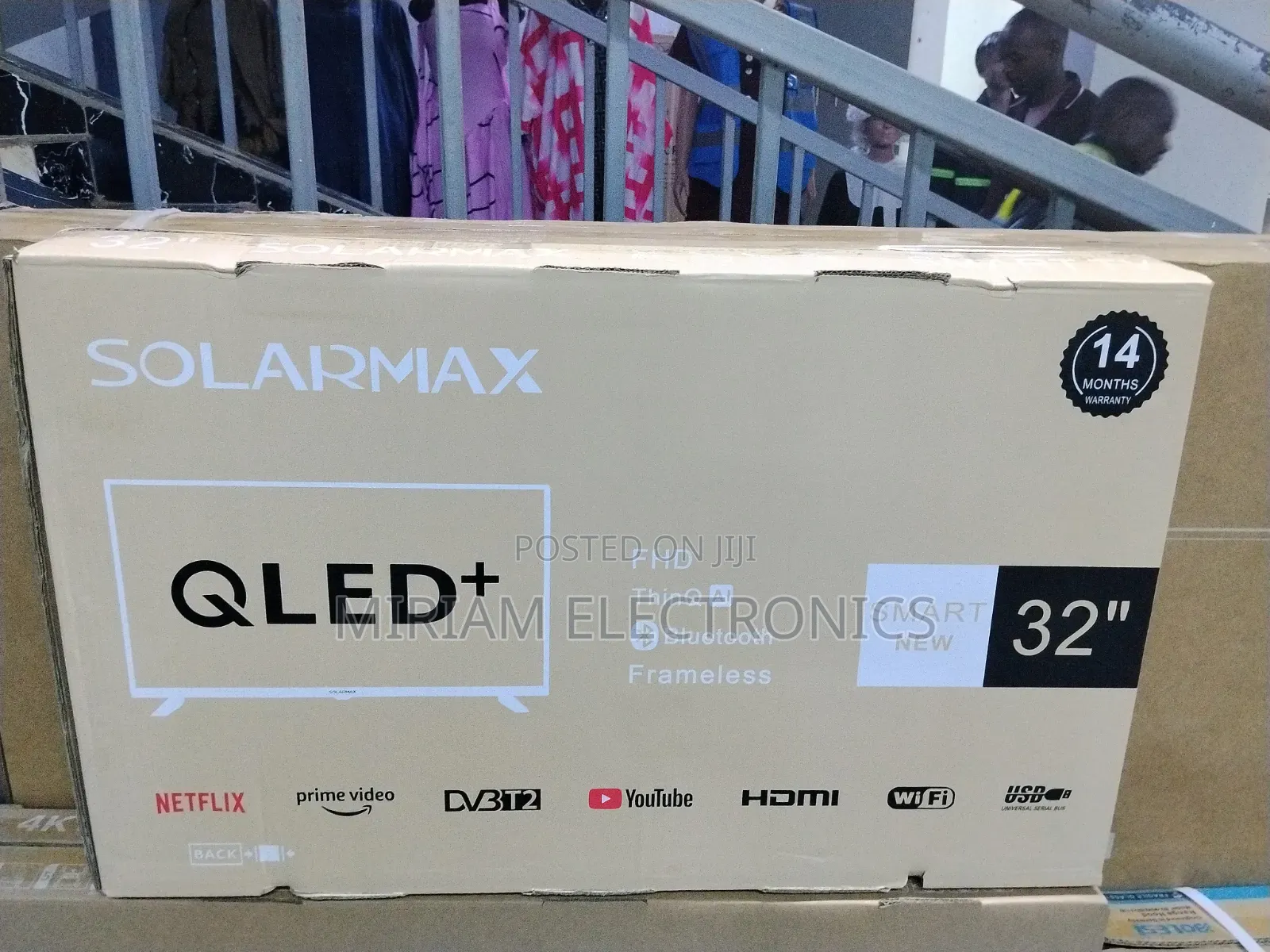 Solarmax 32 Inch Smart Led Full Hd Tv - Black
