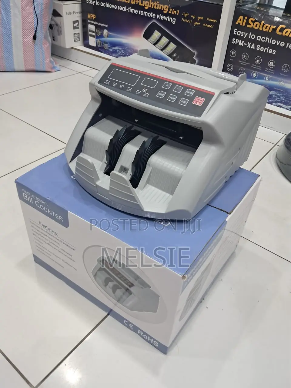Digital Bill Counter With Uv Mg Counterfeit Detection