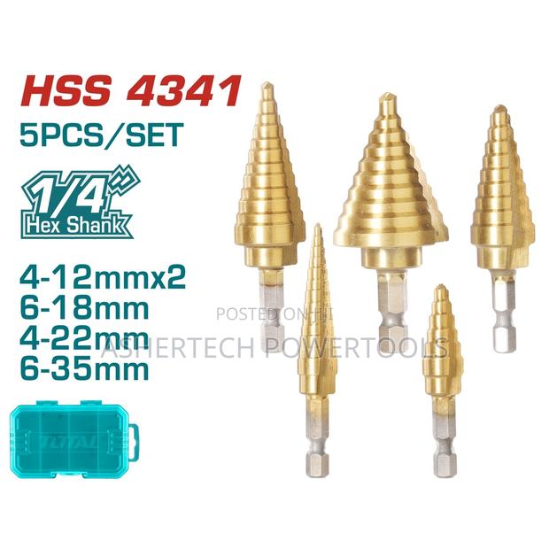 Total Tacsd2051 Step Drill Bit Set 5 PCS - main view