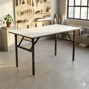 Heavy Duty 1.8m Wooden Folding Table – Perfect for Events