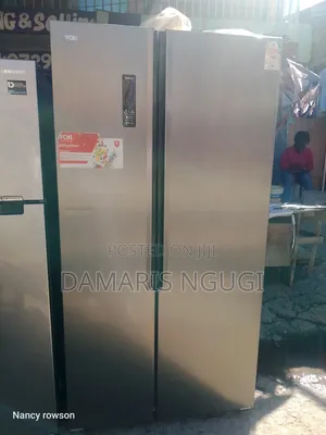 Von Side by Side Refrigerator (Gray)