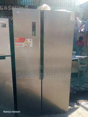 Von Side by Side Refrigerator (Gray)
