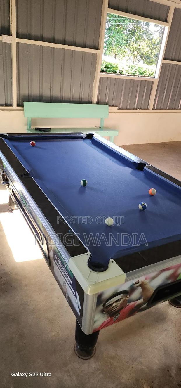 Marble Top Pool Table