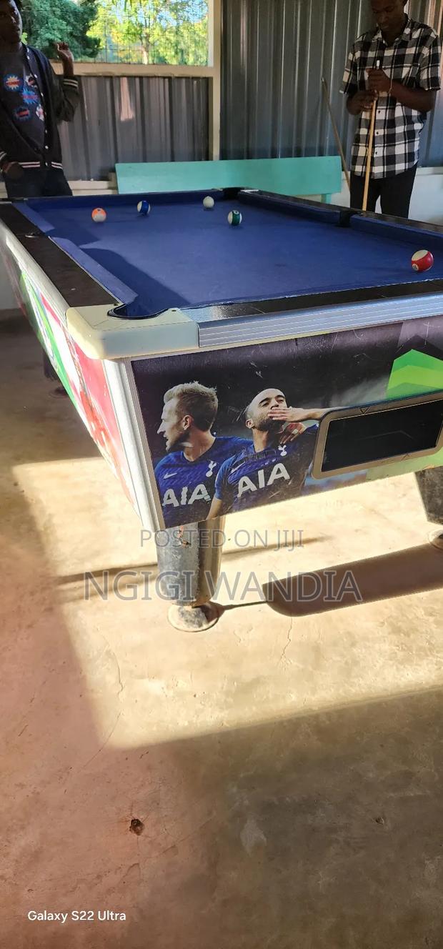 Marble Top Pool Table - thumbnail 3