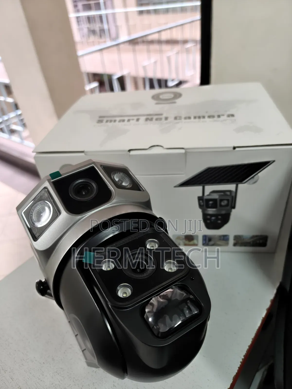 V380 Pro Wifi Enabled Dual Lens CCTV Solar Powered PTZ Cameras