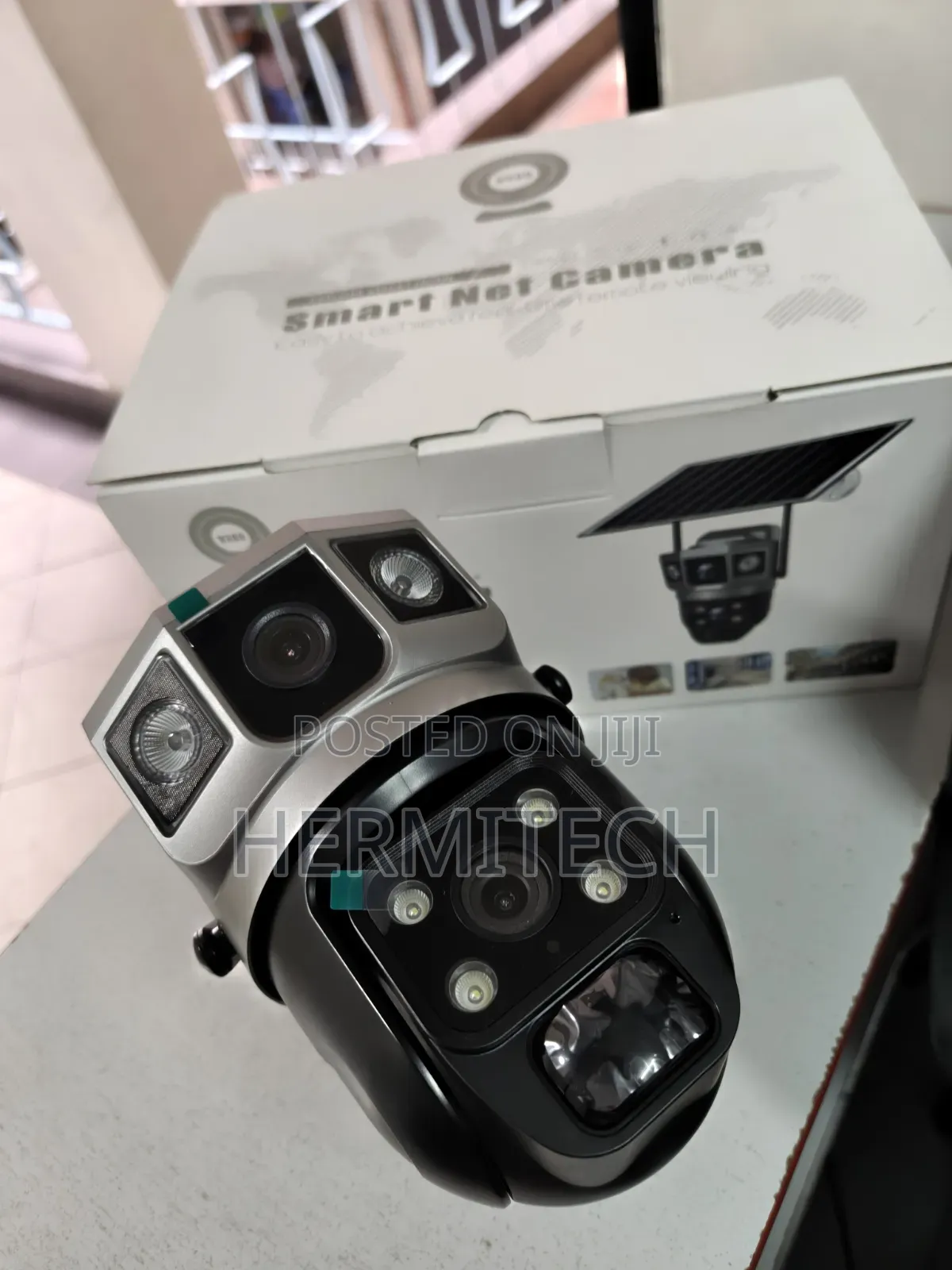 V380 Pro Wifi Enabled Dual Lens CCTV Solar Powered PTZ Cameras