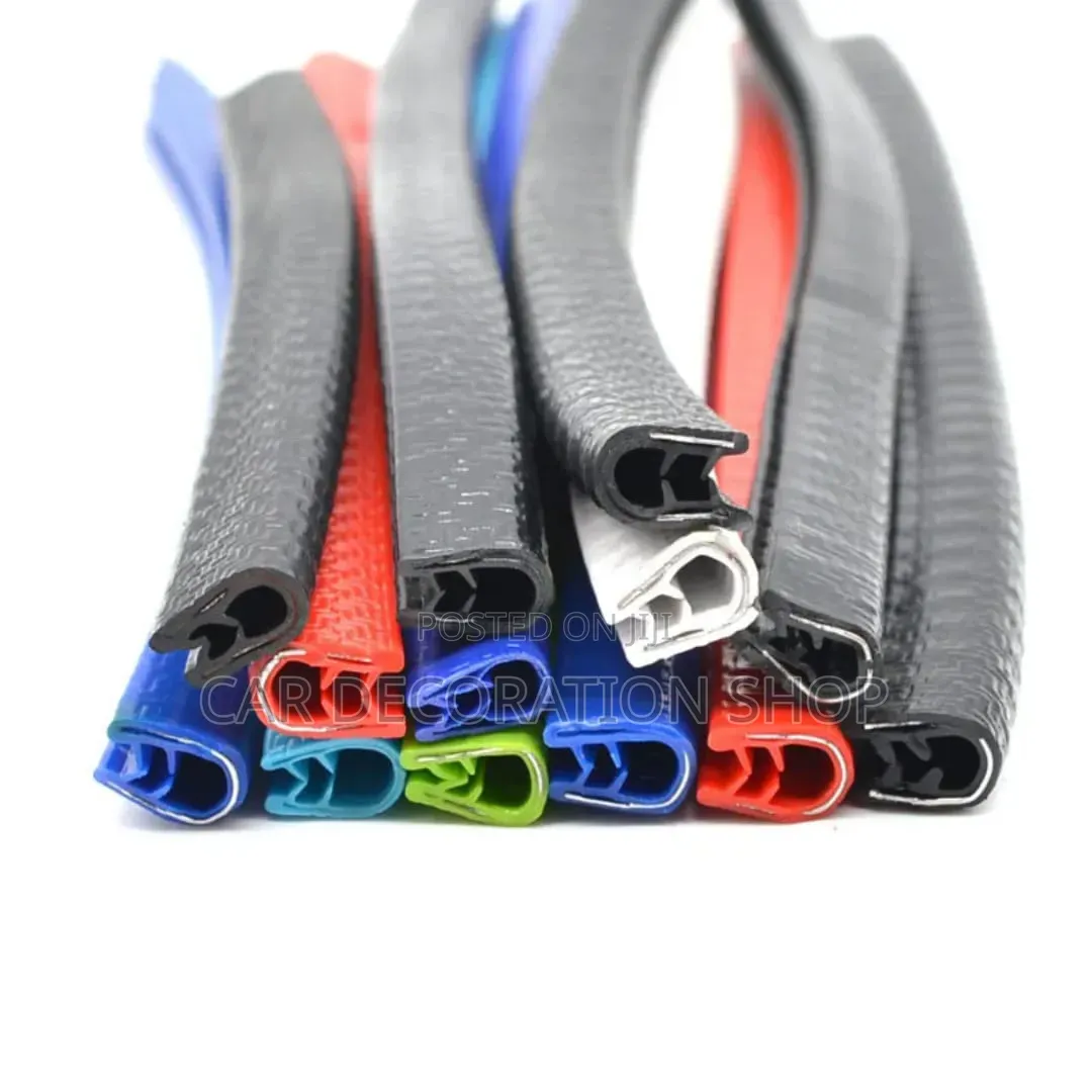 U_shaped Car Door Edge Protector Strip Different Colors in 5m Roll