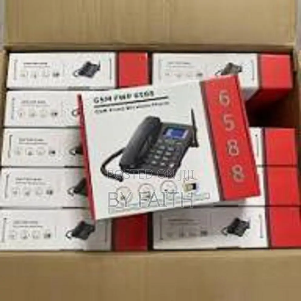Telephones Cordless Phone GSM With 2 Sim Slots Dual Sim Cards Ets-6588