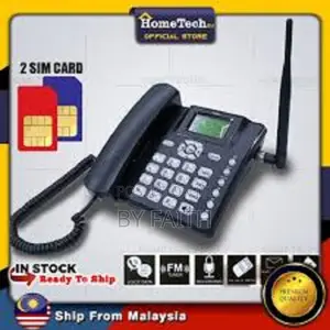 GSM Deskphone 6588 Dual Simcard Rechargeable