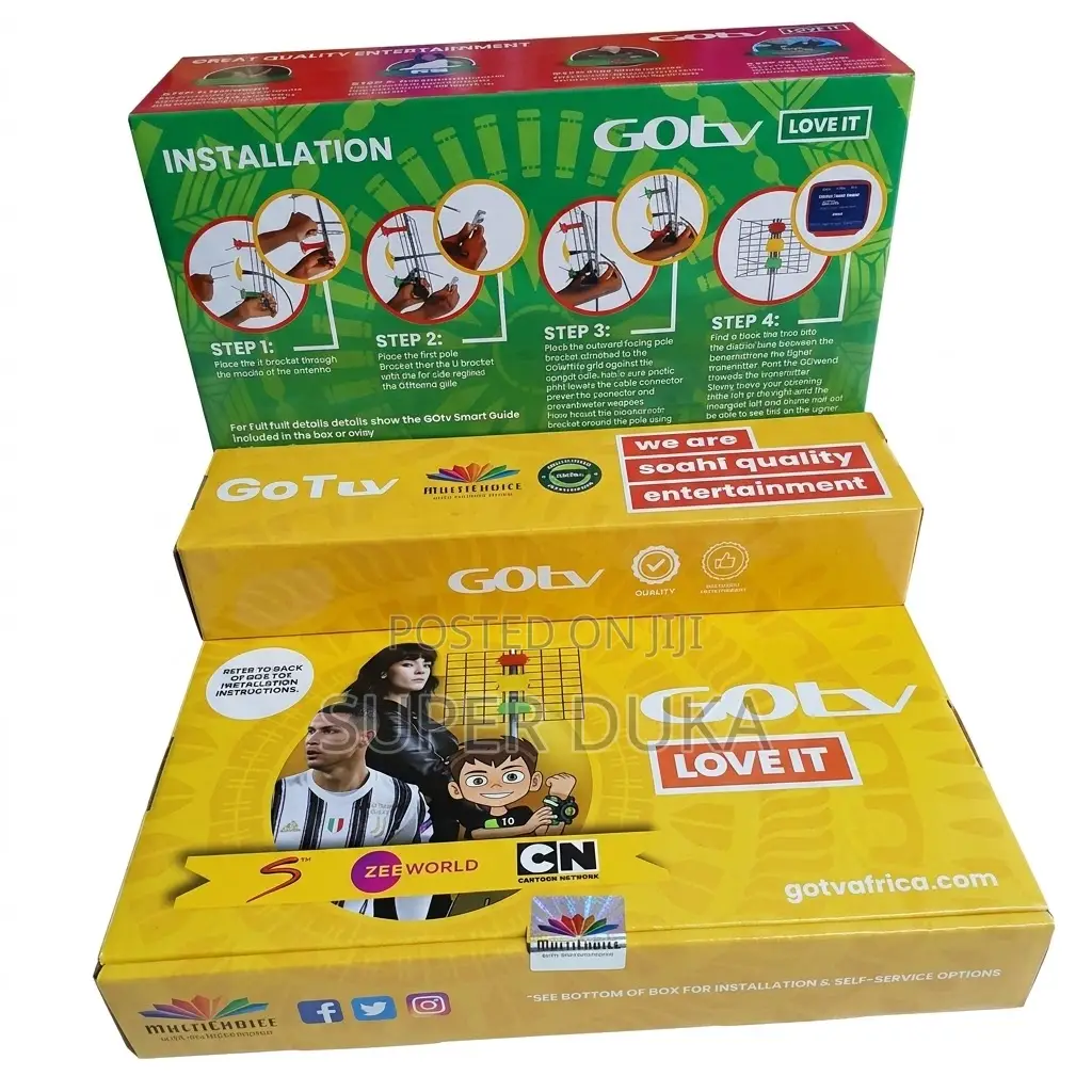 Gotv Full Kit: Tv Gocoda 4 Decoder