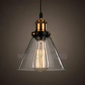 Glass Funnel Pendant Light