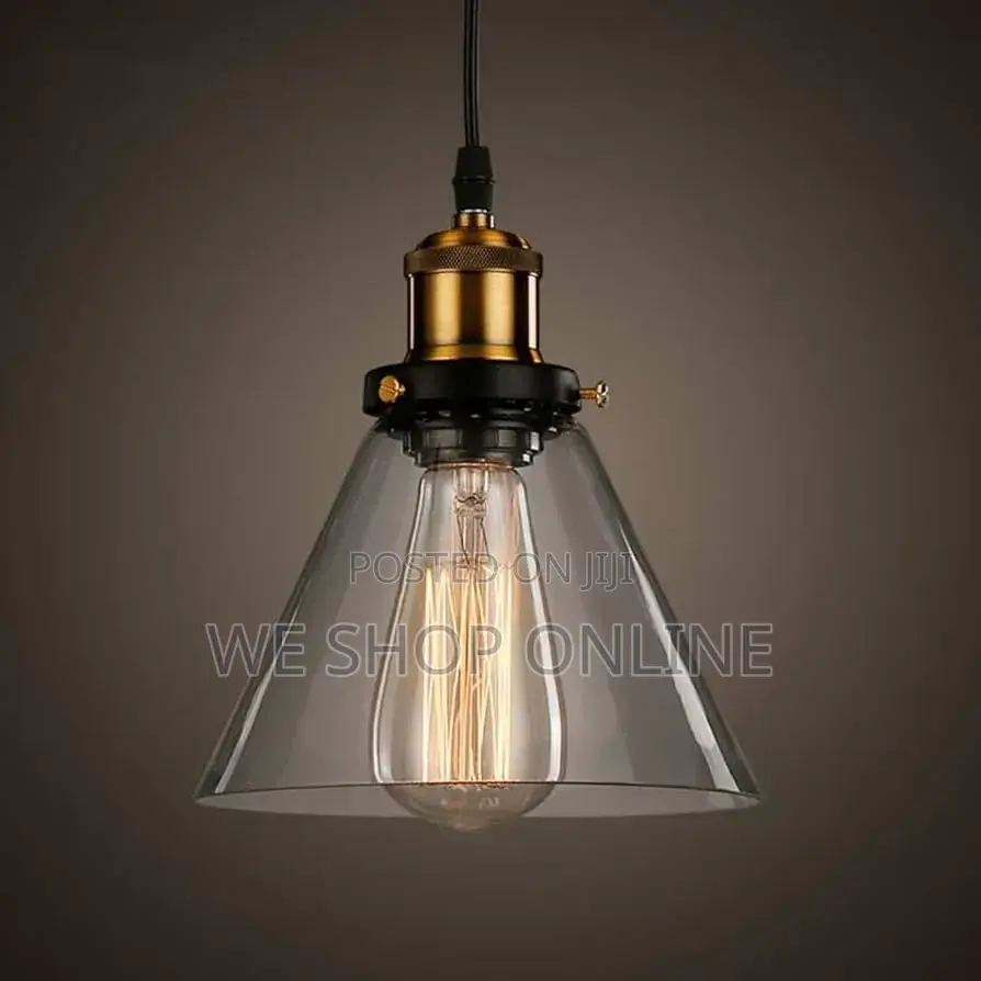 Glass Funnel Pendant Light