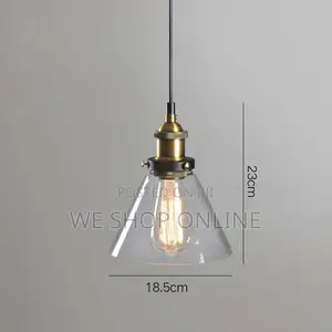 Glass Funnel Pendant Light