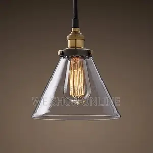 Glass Funnel Pendant Light
