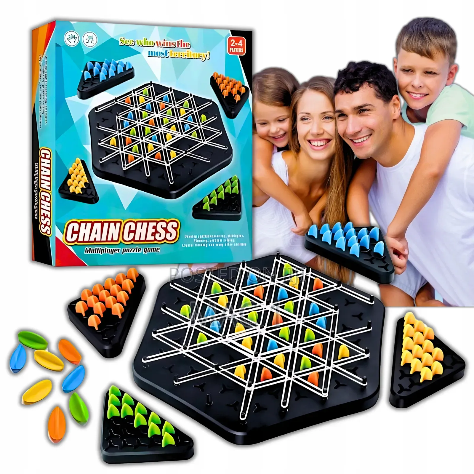 Educational Triggle Board Game - Creative Kids Gift