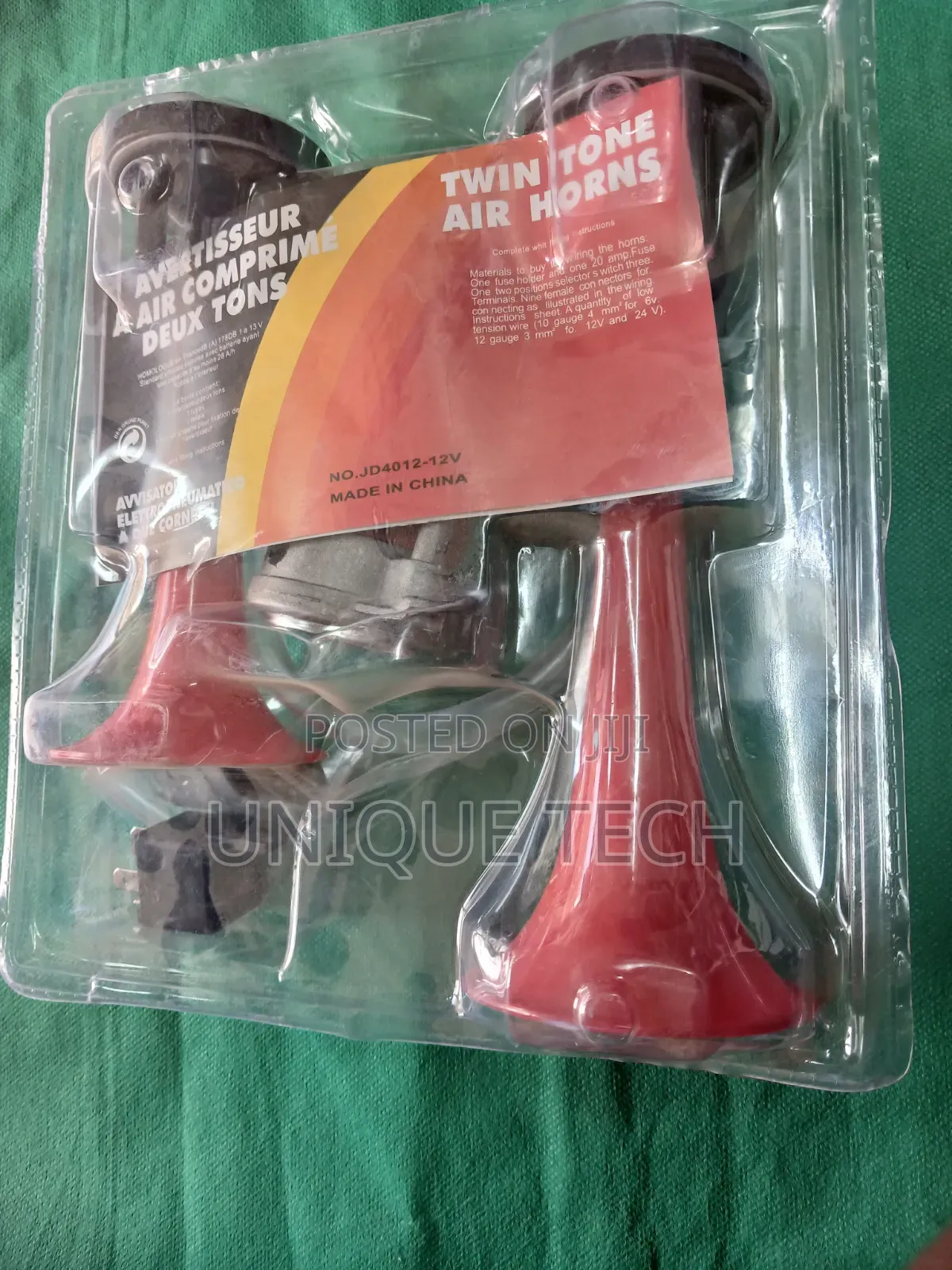 2 Pipe Air Horn Universal