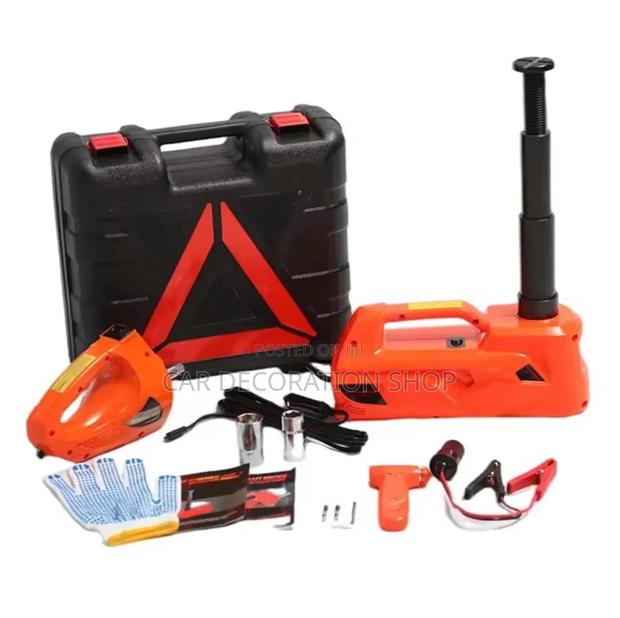 3in1 Electric Jack Operates On A 12v Dc Car Power Outlet - thumbnail 2