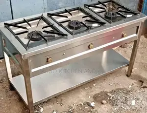 Stainless Steel Three Burner