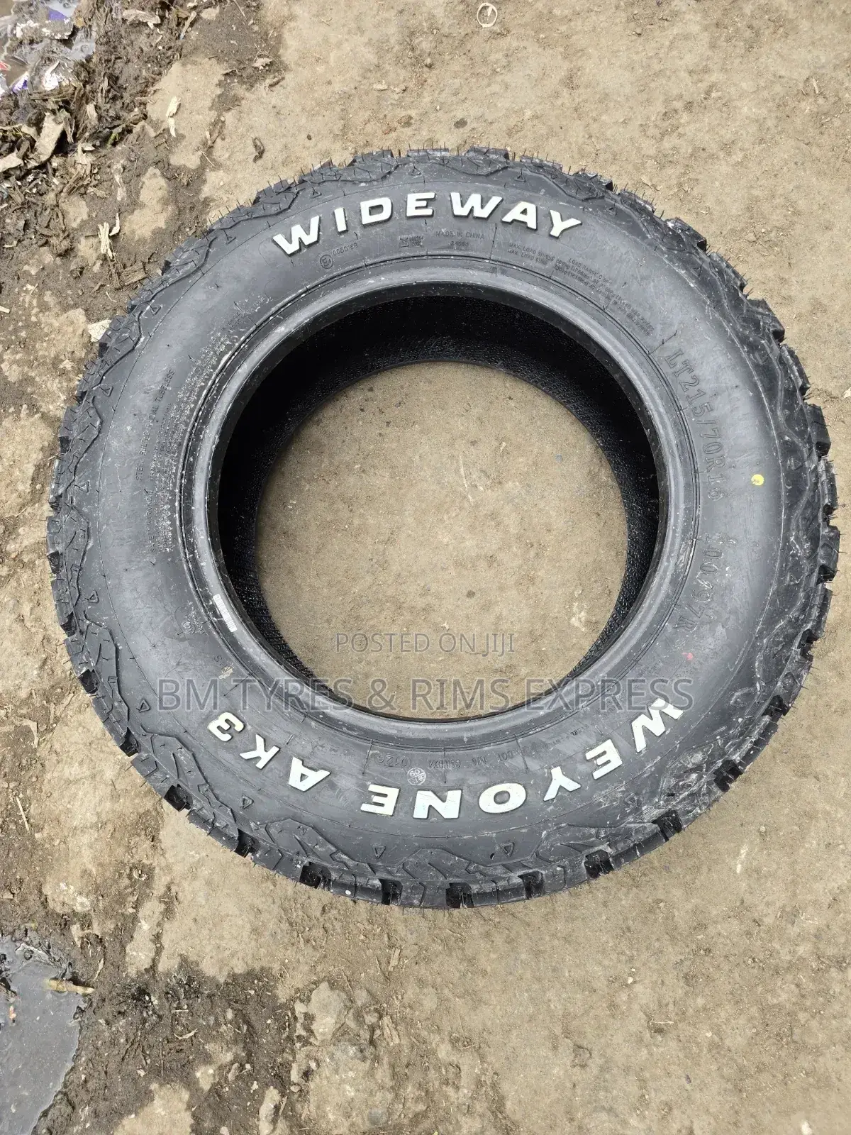 215 /70 R16 Wideway Tyres (All Terrein).