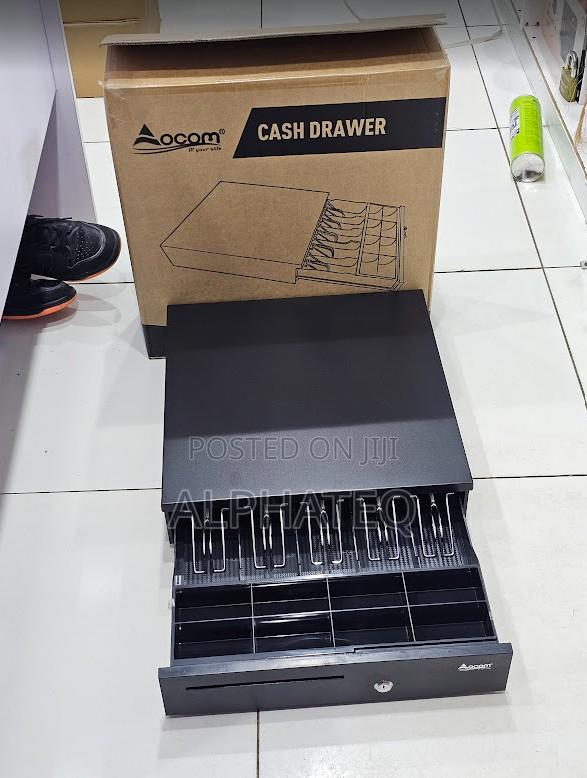 Cash Drawer 5 Tray for Pos System With Key Lock