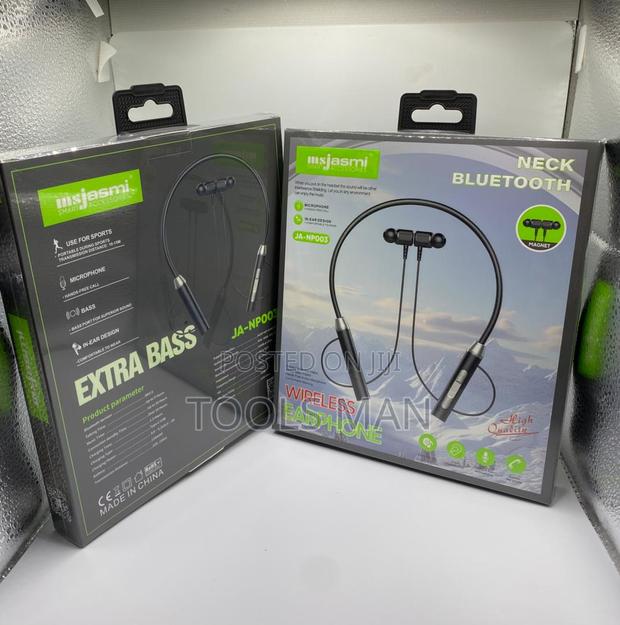 Wireless Neckband Earphones-Extra Bass Magnetic.Msjasmi Ja-Np003