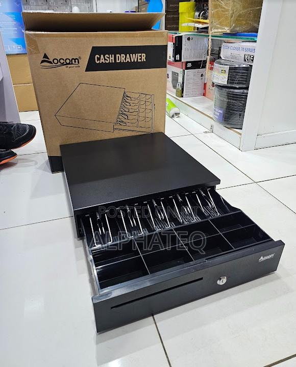 Cash Drawer 5 Slots With Lock and Key Secure Storage