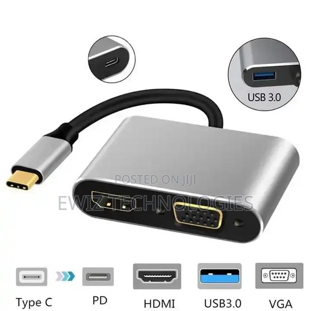 4 in 1 Usb Type C Converter