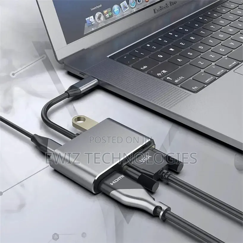 4 in 1 Usb Type C Converter