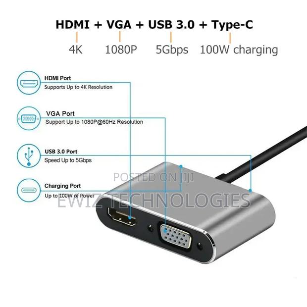 4 in 1 Usb Type C Converter - thumbnail 3