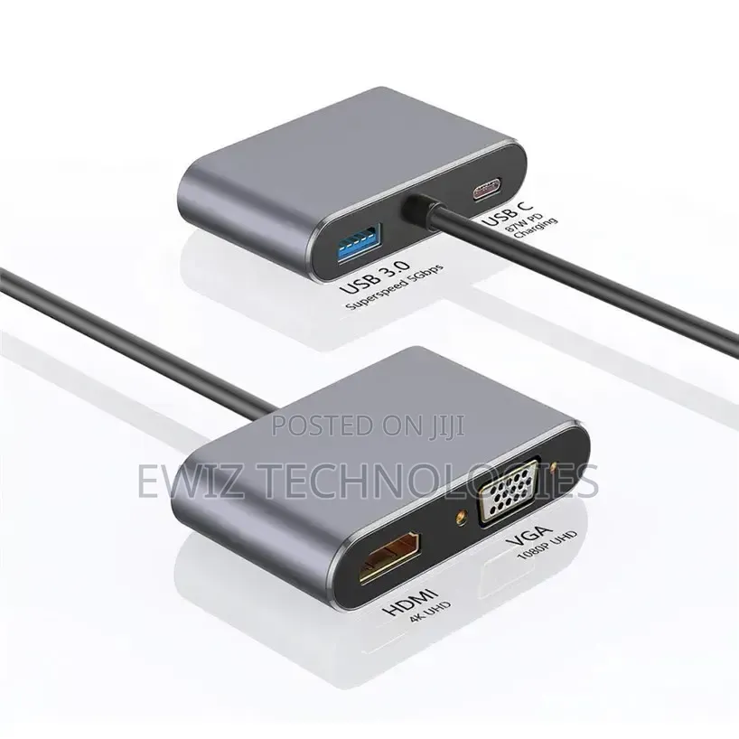 4 in 1 Usb Type C Converter