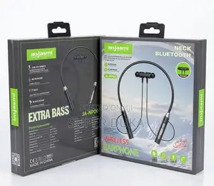 Wireless Neckband-Extra Bass Bluetooth Sports Earphone Jasmi Ja-Np003