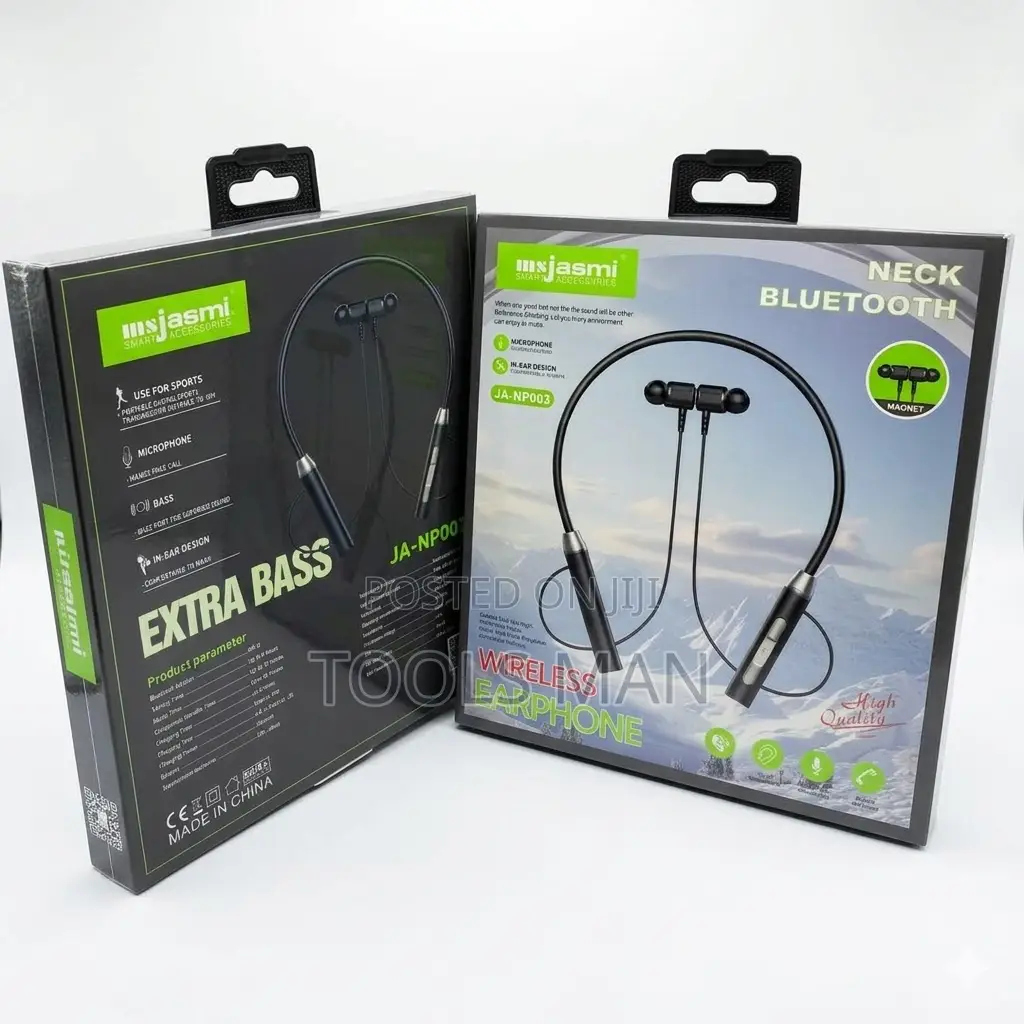 Wireless Neckband -Extra Bass Bluetooth Sports Earphonejasmi Ja-Np003