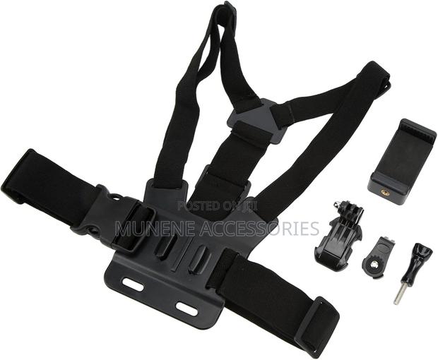 Chest Phone Mount Strap Harness Adjustable With Phone Clip Holder - thumbnail 2