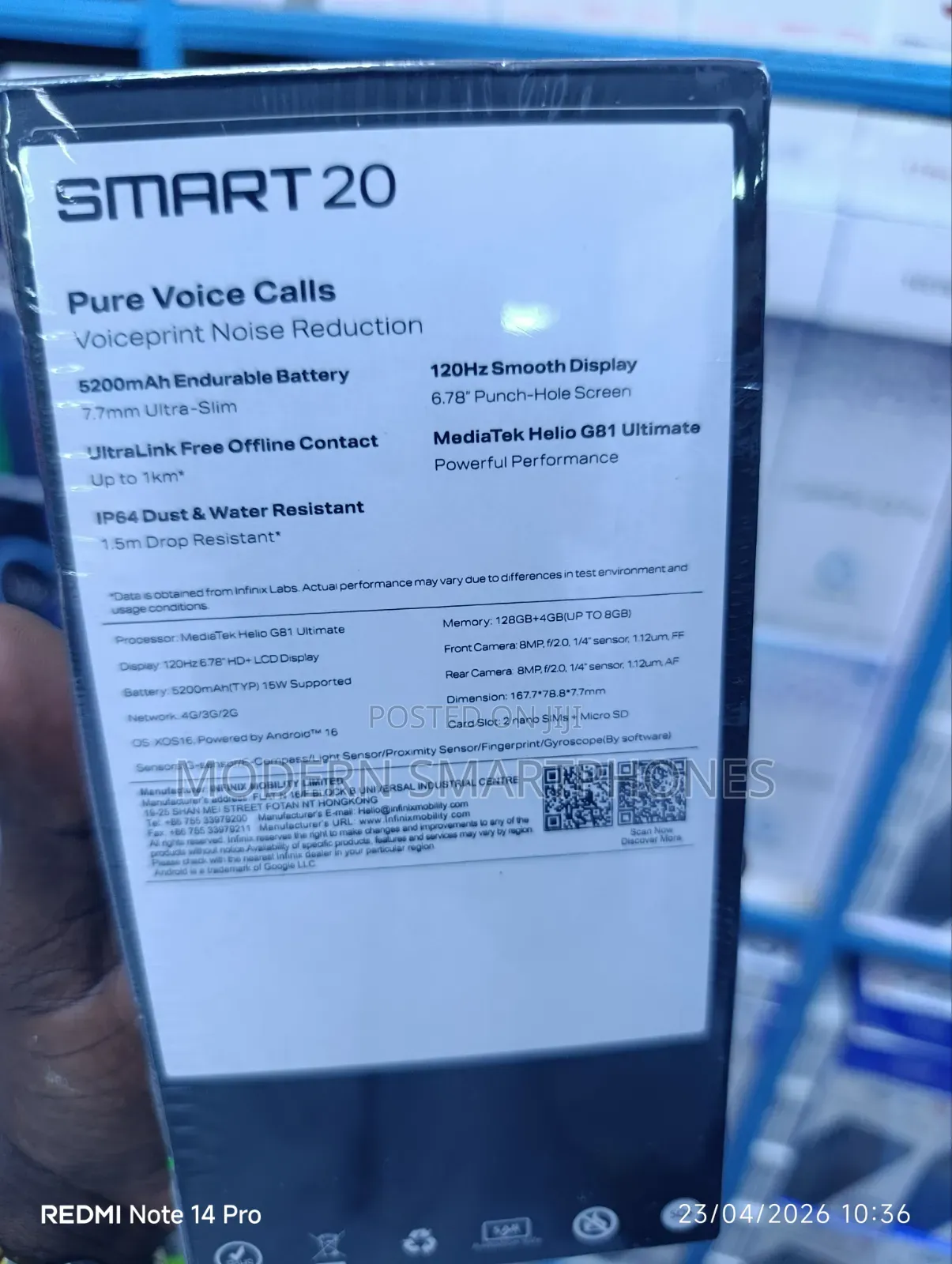 New Mobile Phone 128 GB Black