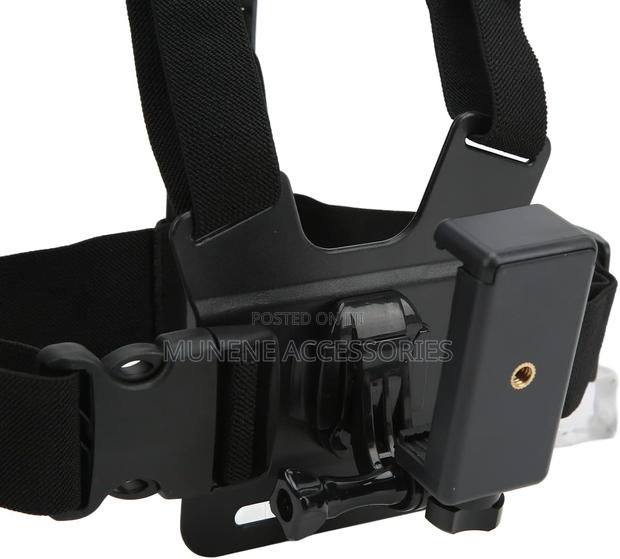 Chest Phone Mount Strap Harness Adjustable With Phone Clip Holder - thumbnail 4
