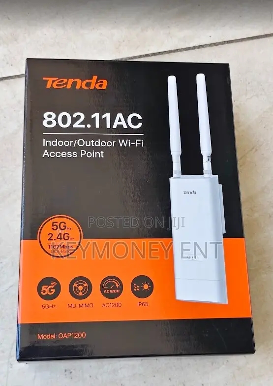 Dual Band Tenda Oap 1200 2.4g 5g Outdoor Wireless Access Point