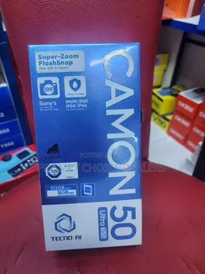 New Tecno Camon 50 Ultra 512 GB Black