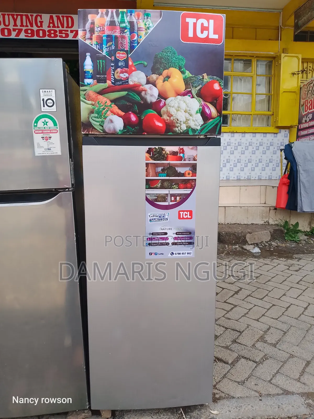 TCL Double Door Refrigerator