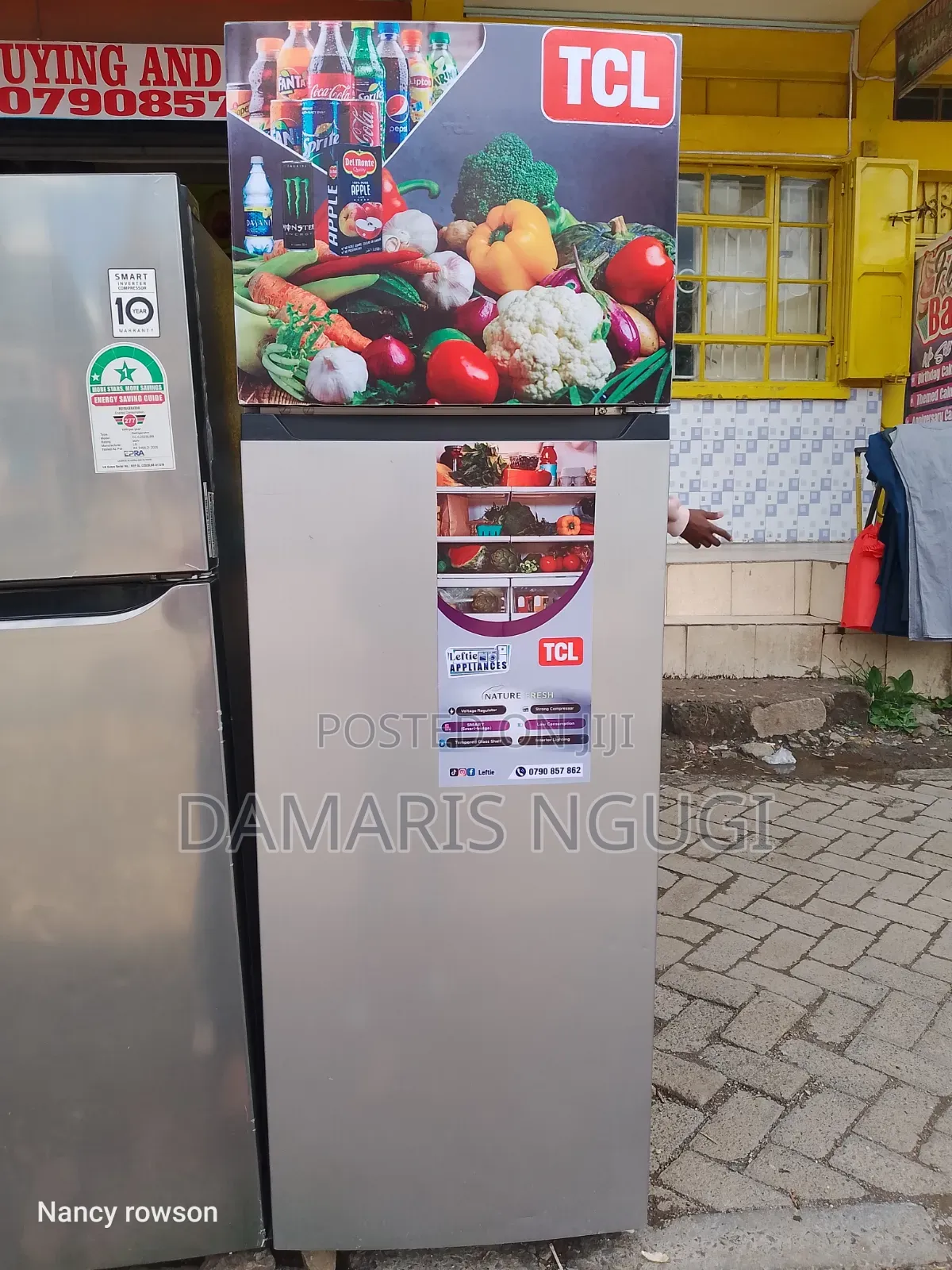 TCL Double Door Refrigerator
