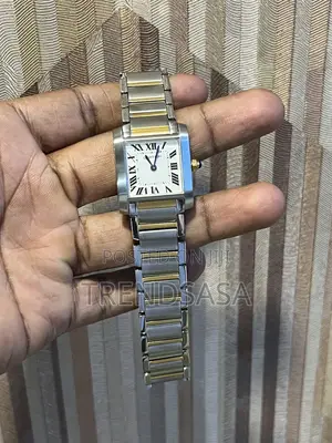 Cartier Tank Francaise Two Tone Steel and Yellow Gold