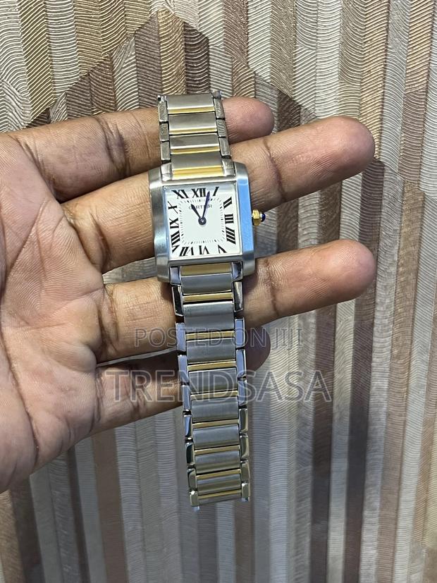 Cartier Tank Francaise Two Tone Steel and Yellow Gold
