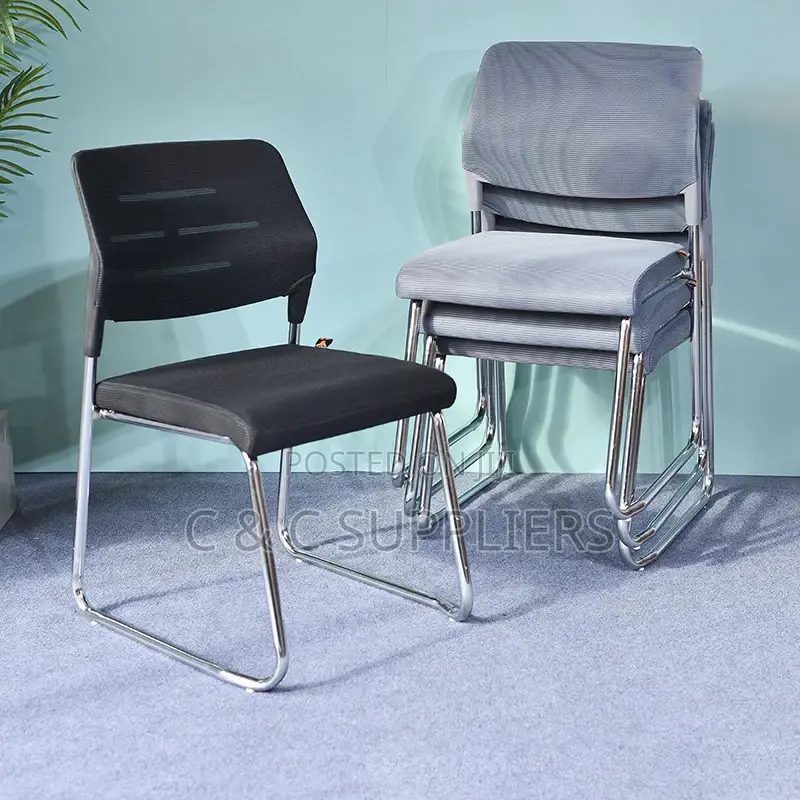 Office Guest Chairs; Armless Executive Mesh Office Visitor Seat