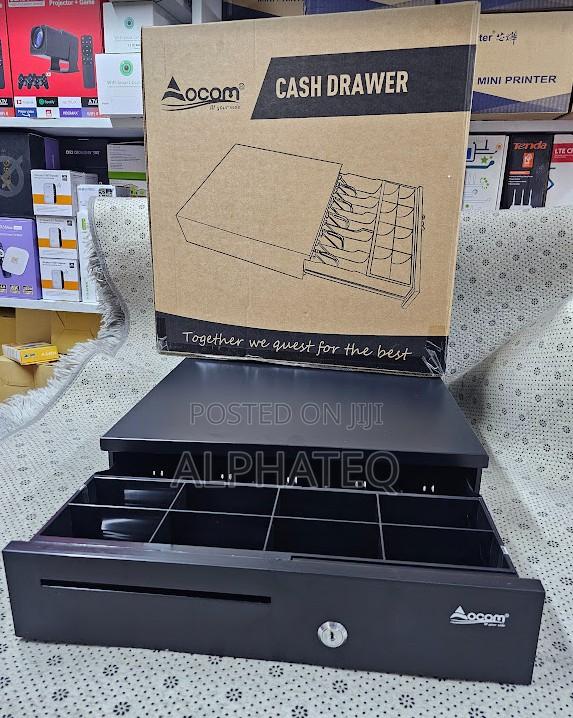 Cash Drawer With Rj11 Cable for Pos Printer Compact Siz for Countertop