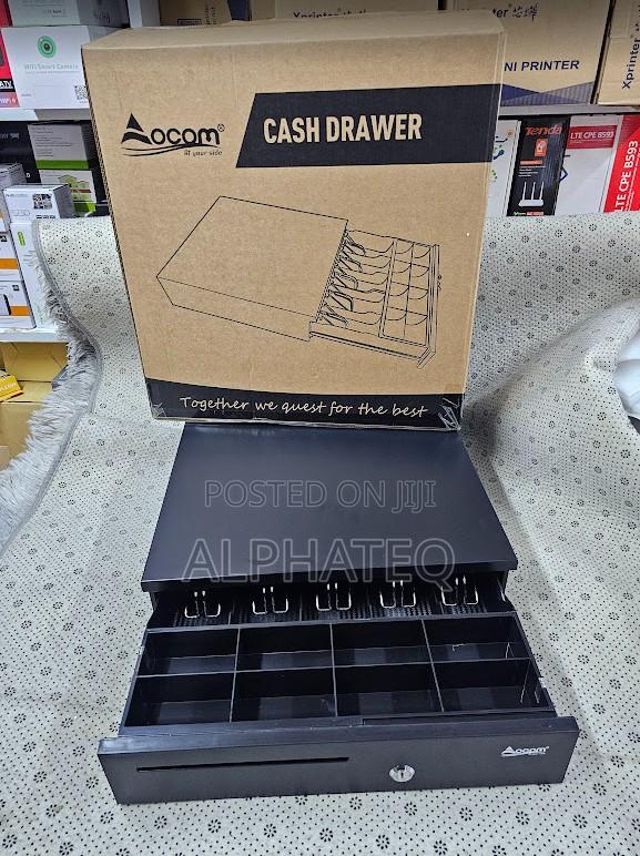 Cash Drawer for Shop Counter Secure Money Box